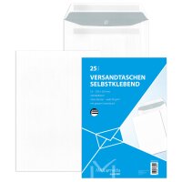 MAILmedia Versandtasche Offset weiß, C5, ohne Fenster