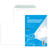 MAILmedia Versandtasche Offset weiß, C5, ohne Fenster