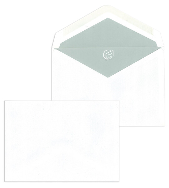 MAILmedia Briefumschläge C6 naßklebend, ohne Fenster, weiß