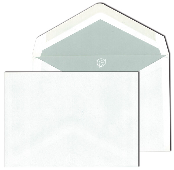 MAILmedia Briefumschlag, Seidenfutter, C5, weiß