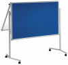 MAUL Moderationstafel professionell, klappbar, blau Weißwand