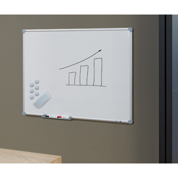 MAUL Weißwandtafel 2000 MAULpro, (B)600 x (H)450 mm, grau