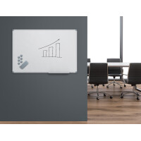 MAUL Weißwandtafel MAULstandard Emaille, 1.800 x...