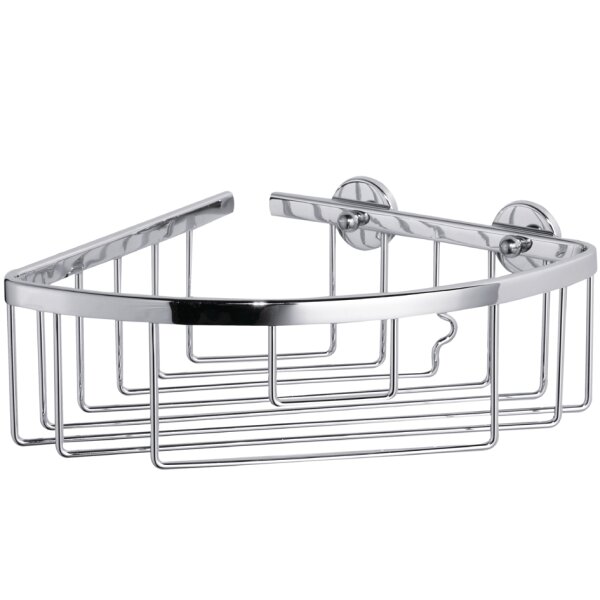 tesa Duschkorb ALUXX M, viereckig, Aluminium verchromt