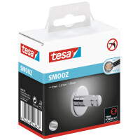 tesa Handtuchhaken SMOOZ, verchromt, inkl. Klebelösung