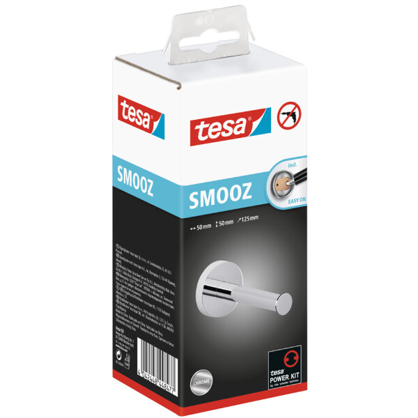 tesa WC-Papier Ersatzrollenhalter SMOOZ, verchromt