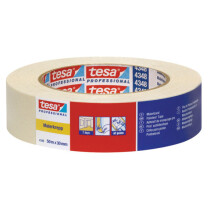 tesa Maler Krepp 4348 Standard Papierabdeckband, 25 mm x 50m