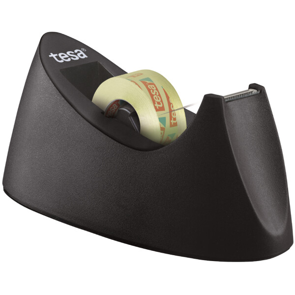 tesa Tischabroller Easy Cut Curve, best&uuml;ckt, transparent
