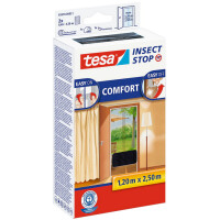 tesa Fliegengitter COMFORT für Türen, 2 x je 0,65 m x 2,50 m