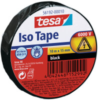 tesa Isolierband ISO TAPE, 15 mm x 10 m, grün gelb
