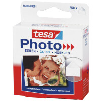 tesa Photo Foto-Ecken, transparent, selbstklebend