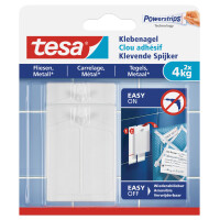 tesa Powerstrips Klebenagel für Fliesen und Metall,...