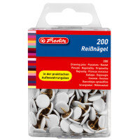 herlitz Reißnägel, messing, Durchmesser: 9,0 mm