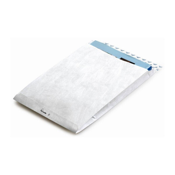 Tyvek Faltentasche H4, 55 g qm, ohne Fenster, wei&szlig;