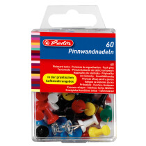 herlitz Pinnwand-Nadeln, farbig sortiert, Inhalt: 400...