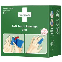 CEDERROTH Pflaster "Soft Foam Bandage", blau