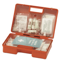 LEINA Erste-Hilfe-Koffer SAN, Inhalt DIN 13169, orange