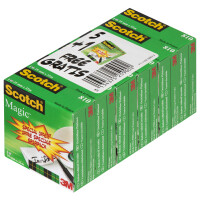 Scotch Klebefilm Magic 810, 19 mm x 33 m, 24 Rollen
