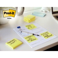 Post-it Haftnotizen notes, 101 x 101 mm, gelb