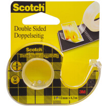Scotch doppelseitiger Klebefilm 665, 12 mm x 6,3 m