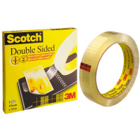 3M Scotch doppelseitiger Klebefilm 665, 19 mm x 33,0 m