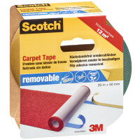 Scotch Teppichklebeband wiederablösbar, 50 mm x 7 m,...