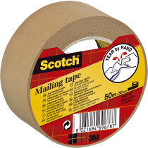 3M Scotch Verpackungsklebeband P5050, Papier, 50 mm x 50 m