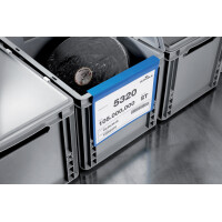 DURABLE Kennzeichnungstasche, mit Falz, DIN A5 quer, blau