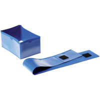DURABLE Palettenfußbanderole, 145 x 65 mm, blau