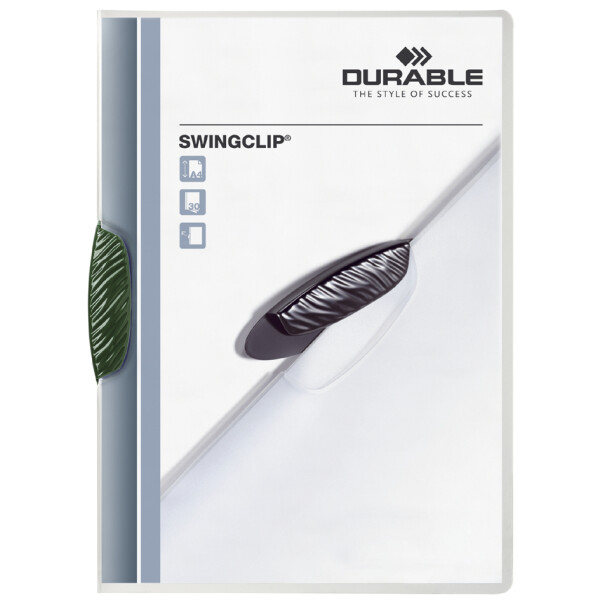 DURABLE Klemmhefter SWINGCLIP, DIN A4, Clips farbig sortiert