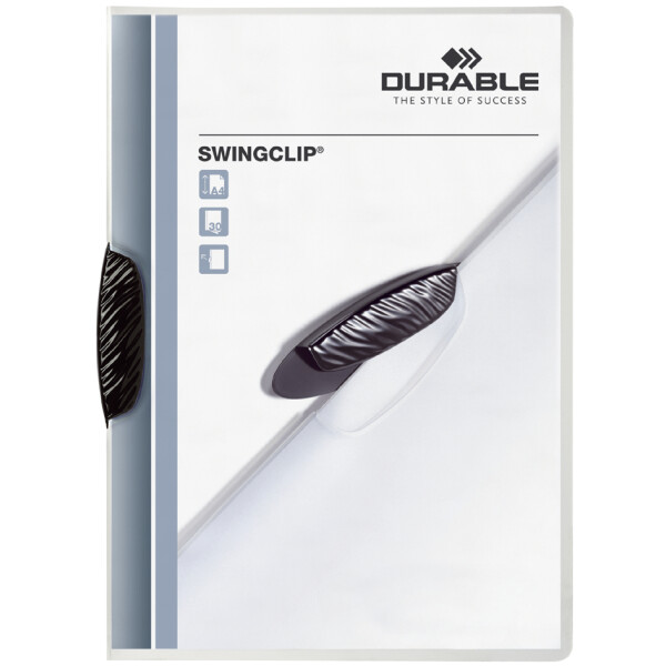 DURABLE Klemmhefter SWINGCLIP, DIN A4, Clip purpur rot