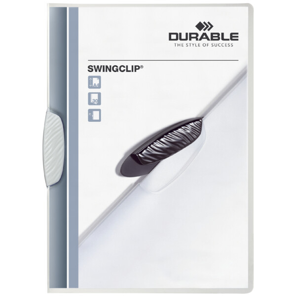 DURABLE Klemmhefter SWINGCLIP, DIN A4, Clip purpur rot