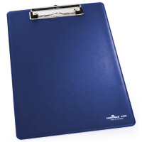 DURABLE Klemmbrett, DIN A4, dunkelblau, mit Tasche