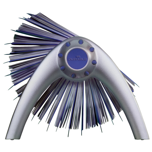 DURABLE Adresskartei TELINDEX flip, metallic-silber blau