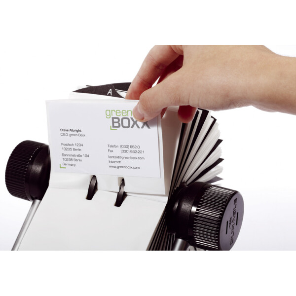 DURABLE Visitenkartenkartei VISIFIX, schwarz