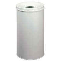 DURABLE Papierkorb SAFE, rund, 60 Liter, grau