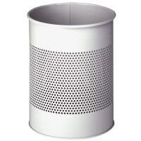 DURABLE Papierkorb METALL, rund, 15 Liter, anthrazit