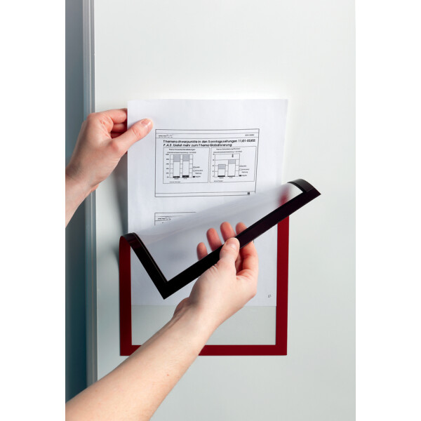 DURABLE Magnetrahmen DURAFRAME MAGNETIC, DIN A4, silber