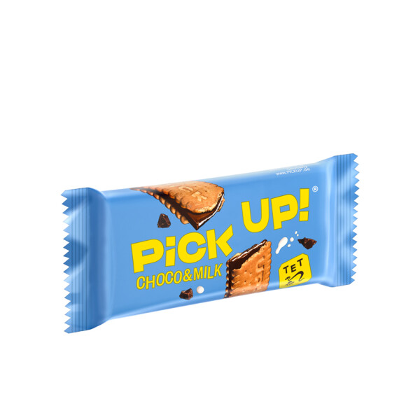 PiCK UP! Keksriegel "Choco & Milch", Display
