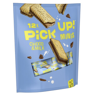 PiCK UP! Keksriegel "Choco & Milch minis", Beutel