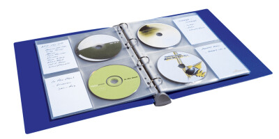 DURABLE CD- DVD-Hülle COVER LIGHT M, für 4 CDs, PP, DIN A4