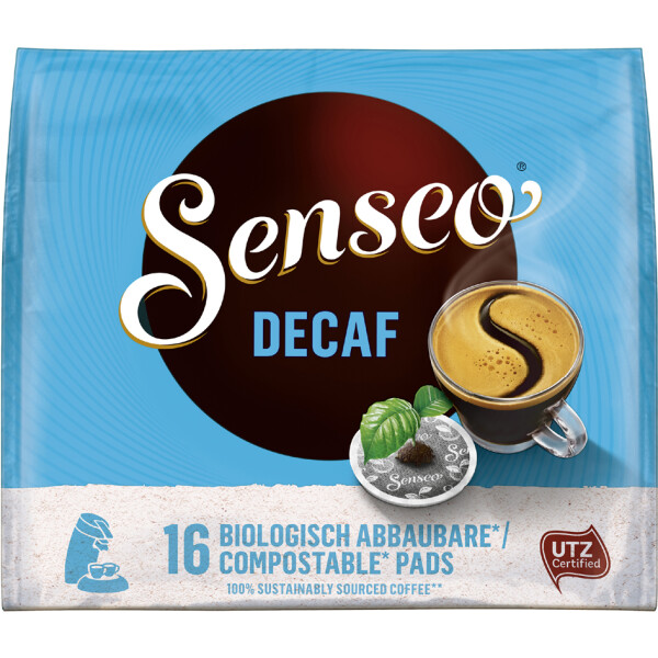 Senseo Kaffeepads "DECAF" - entkoffeiniert, 16er Packung