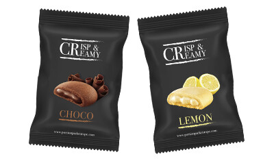 HELLMA Keksgebäck "Crisp & Creamy", im Karton