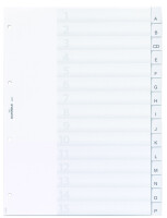 DURABLE Kunststoff-Register, A4, 5-teilig, transparent