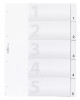 DURABLE Kunststoff-Register, A4, 15-teilig, transparent