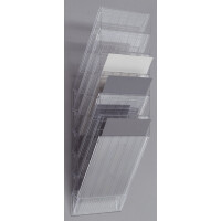 DURABLE Wand-Prospekthalter-Set "FLEXIBOXX 6", A4, 6 Fächer