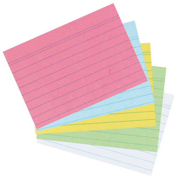 herlitz Karteikarten, DIN A7, blanko, weiß