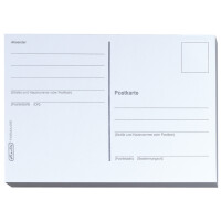 herlitz Postkarten, DIN A6, 170 g qm, weiß