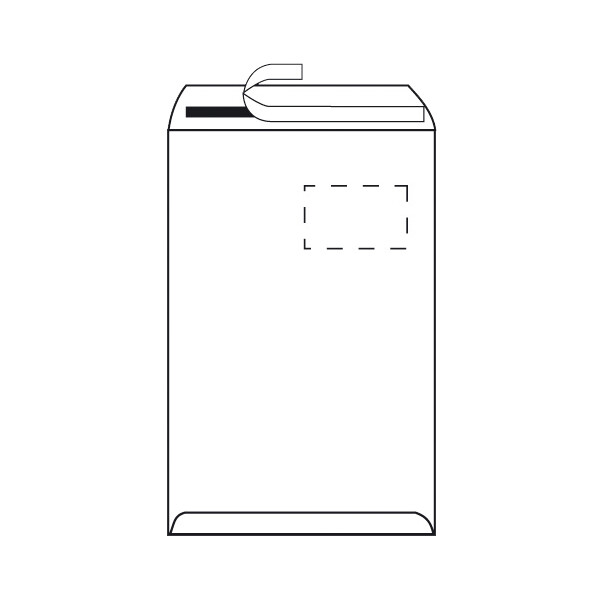 herlitz Versandtasche, DIN C4, ohne Fenster, braun