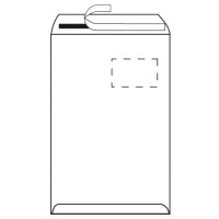 herlitz Versandtasche, DIN B4, ohne Fenster, braun